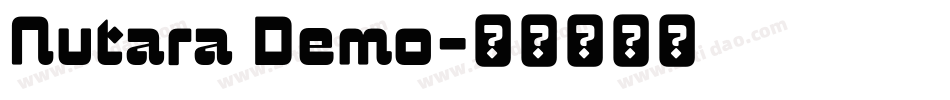 Nutara Demo字体转换